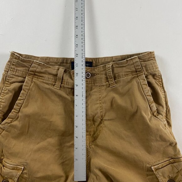 American Eagle Outfitters Extreme Flex Longer Length Cargo Shorts Men's 31 Khaki - Picture 11 of 13